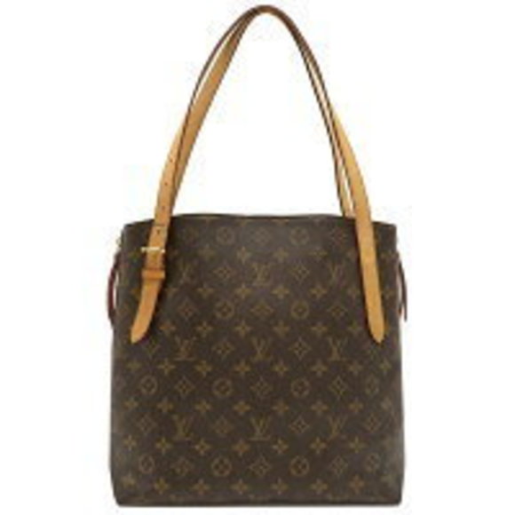 Louis Vuitton Voltaire Monogram Canvas Tote Bag Brown - Picture 1 of 9